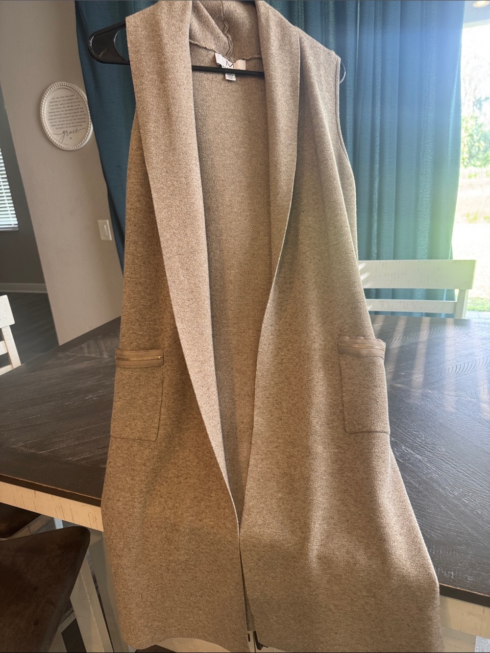 FINAL SALE Magaschoni Taupe cardigan